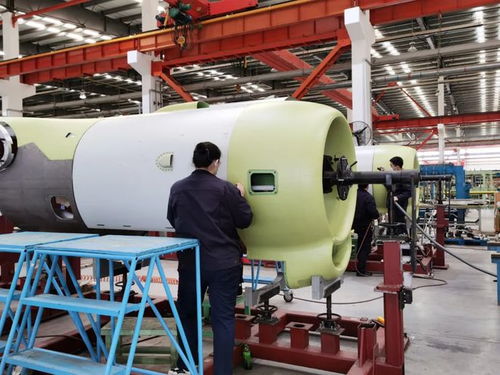 通飛華北公司ag600項目一號 四號發動機短艙完成掛簽交付